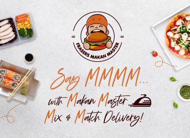 Order from up to 3 outlets at 1 mall with just 1 delivery fee on Frasers Makan Master